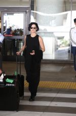 JAIMIE ALEXANDER at LAX Airport in Los Angeles 11/22/2017