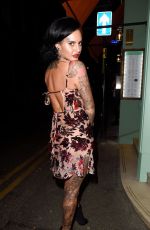 JEMMA LUCY and YAZMIN OUKHELLOU Leaves San Carlo Restaurant in Manchester 11/12/2017