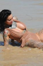 JEMMA LUCY in Swimsuit at a Beach in Lanzarote 11/13/2017