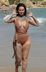 JEMMA LUCY in Swimsuit at a Beach in Lanzarote 11/13/2017
