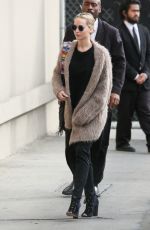 JENNIFER LAWRENCE Leaves Jimmy Kimmel Live in Los Angeles 11/02/2017