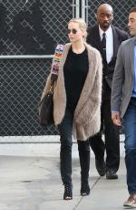 JENNIFER LAWRENCE Leaves Jimmy Kimmel Live in Los Angeles 11/02/2017