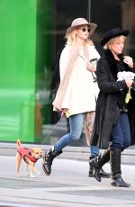 JENNIFER LAWRENCE Out with Her Dog in New York 11/25/2017