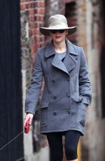 JENNIFER LAWRENCE Walks Her Dog Out in New York 11/22/2017