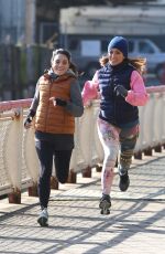 JENNIFER LOPEZ and VANESSA HUDGENS on the Set of Second Act in New York 11/27/2017