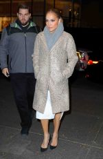 JENNIFER LOPEZ Arrives at Rainbow Room in New York 11/09/2017
