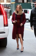 JENNIFER LOPEZ Arrives on the Set of Second Act in New York 11/20/2017
