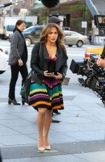 JENNIFER LOPEZ on the Set of Second Act in New York 11/28/2017