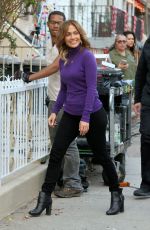 JENNIFER LOPEZ on the Set of Second Act in Queens in New York 11/03/2017