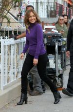 JENNIFER LOPEZ on the Set of Second Act in Queens in New York 11/03/2017
