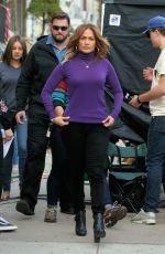 JENNIFER LOPEZ on the Set of Second Act in Queens in New York 11/03/2017