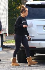 JENNIFER LOPEZ on the Set of Shades of Blue in New York 11/03/2017