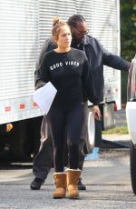 JENNIFER LOPEZ on the Set of Shades of Blue in New York 11/03/2017