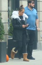 JENNIFER LOPEZ on the Set of Shades of Blue in New York 11/03/2017