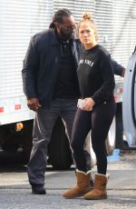 JENNIFER LOPEZ on the Set of Shades of Blue in New York 11/03/2017
