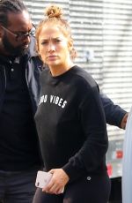 JENNIFER LOPEZ on the Set of Shades of Blue in New York 11/03/2017