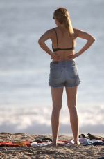 JESINTA FRANKLIN in Bikini at a Beach in Venice 11/06/2017