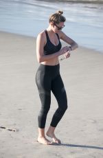 JESINTA FRANKLIN in Bikini at a Beach in Venice 11/06/2017