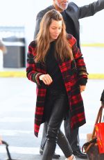 JESSICA BIEL at JFK Airport in New York 11/05/2017