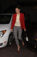 JESSICA BIEL at Matsuhisa in Beverly Hills 11/25/2017