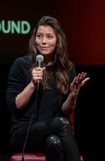 JESSICA BIEL at Sag-aftra Foundation Conversations in New York 11/02/2017