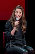 JESSICA BIEL at Sag-aftra Foundation Conversations in New York 11/02/2017