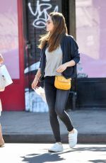 JESSICA BIEL Leave Museum of Ice Cream in Los Angeles 11/08/2017