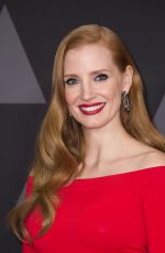 JESSICA CHASTAIN at AMPAS 9th Annual Governors Awards in Hollywood 11/11/2017