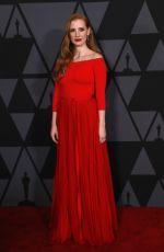 JESSICA CHASTAIN at AMPAS 9th Annual Governors Awards in Hollywood 11/11/2017