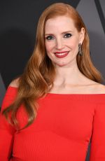 JESSICA CHASTAIN at AMPAS 9th Annual Governors Awards in Hollywood 11/11/2017