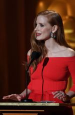 JESSICA CHASTAIN at AMPAS 9th Annual Governors Awards in Hollywood 11/11/2017