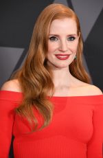 JESSICA CHASTAIN at AMPAS 9th Annual Governors Awards in Hollywood 11/11/2017