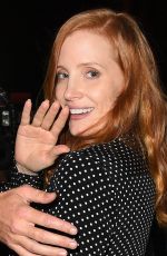 JESSICA CHASTAIN at Catch LA in West Hollywood 11/05/2017