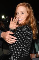 JESSICA CHASTAIN at Catch LA in West Hollywood 11/05/2017