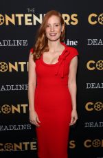 JESSICA CHASTAIN at Deadline Hollywood Presents The Contenders 2017 in Los Angeles 11/04/2017