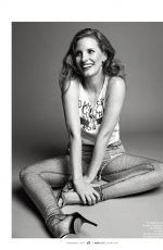 JESSICA CHASTAIN in Elle Magazine, Quebec December 2017