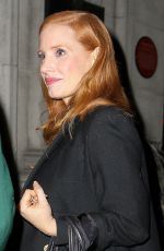 JESSICA CHASTAIN Leaves Tonight Show Starring Jimmy Fallon in New York 11/17/2017
