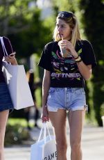 JESSICA HART in Denim Shorts Out in Los Angeles 11/10/2017