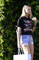 JESSICA HART in Denim Shorts Out in Los Angeles 11/10/2017