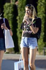 JESSICA HART in Denim Shorts Out in Los Angeles 11/10/2017