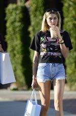 JESSICA HART in Denim Shorts Out in Los Angeles 11/10/2017