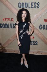 JESSICA SULA at Godless Series Premiere in New York 11/19/2017