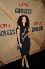 JESSICA SULA at Godless Series Premiere in New York 11/19/2017