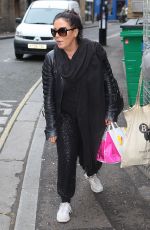 JESSIE WALLACE Arrives at Richmond Theatre in London 11/15/2017