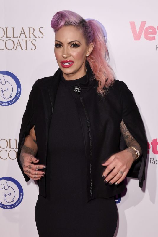 JODIE MARSH at Collars & Coats Gala Ball in London 11/02/2017