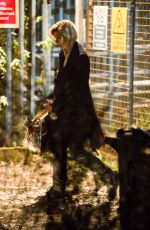 JODIE WHITTAKER on tehe Set of For the First Time in Sheffield 11/22/2017