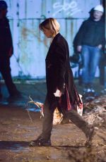 JODIE WHITTAKER on tehe Set of For the First Time in Sheffield 11/22/2017