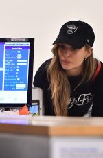 JOSEPHINE SKRIVER and ROMEE STRIJD at LAX Airport in Los Angeles 11/08/2017