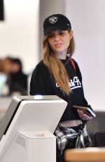 JOSEPHINE SKRIVER and ROMEE STRIJD at LAX Airport in Los Angeles 11/08/2017