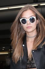 JOSEPHINE SKRIVER at LAX Airport in Los Angeles 11/02/2017